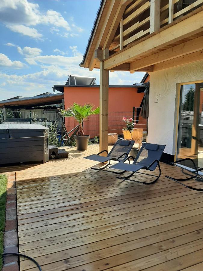 גיירסוואלדה Landliebe, Ferienhaus, 3 Schlafzimmer Mit Sauna Und Outdoor Whirlpool מראה חיצוני תמונה